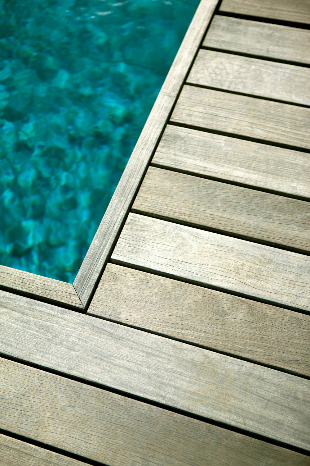 Construction d'une terrase avec lames
