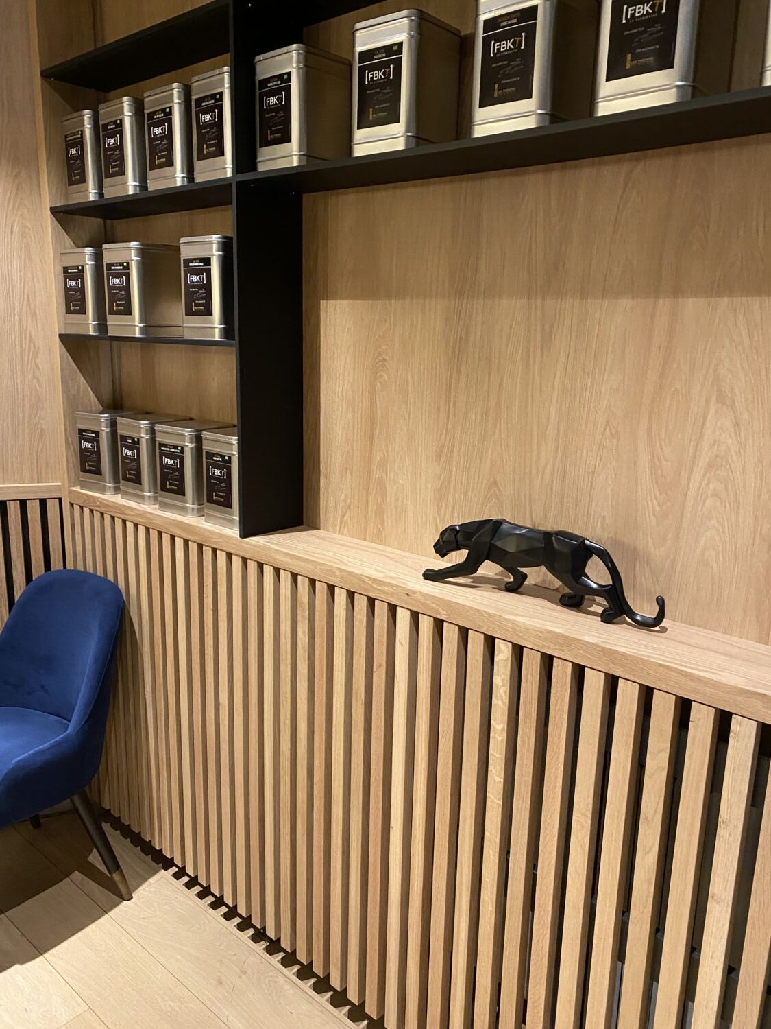 Création d'un claustra pour un hôtel - Ébénisterie de Carouge à Thônes