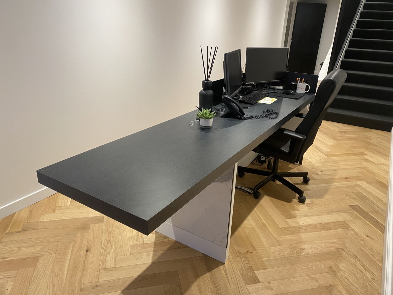 Fabrication d'un bureau - Ébénisterie de Carouge