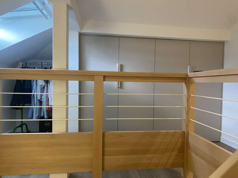 Photo de la création de bardage en bois